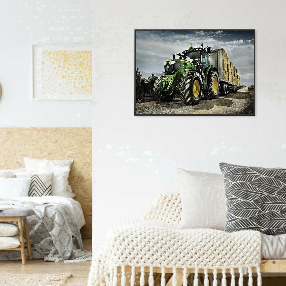 Engineering Vehicle 5D DIY Diamond Painting Embroidery Cross Stitch Mosaic @