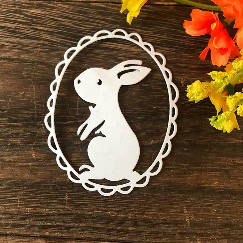Easter Rabbit Metal Cutting Dies Stencil Scrapbooking DIY Album Stamp Paper Card
