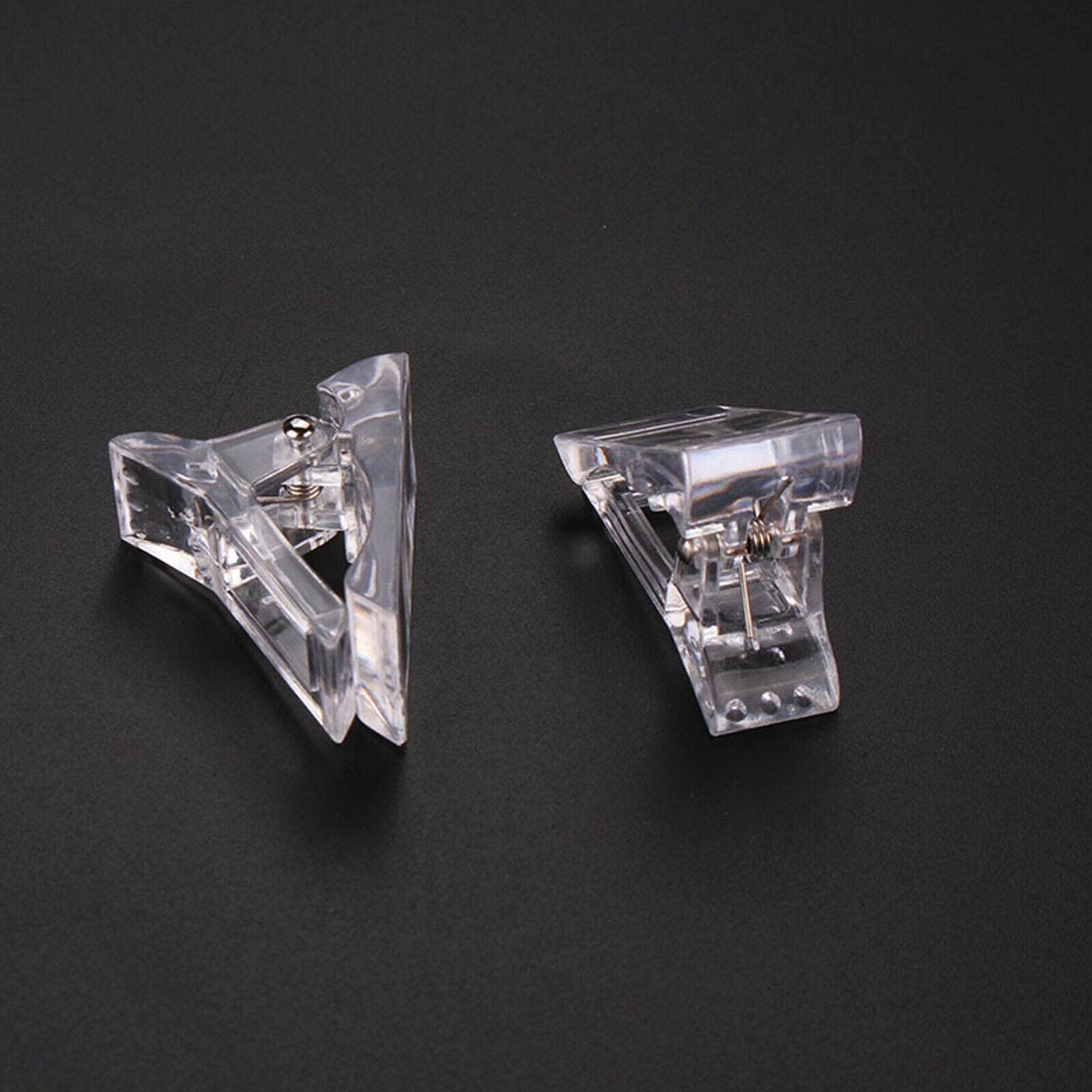 12 Pcs Nail Tips Clip Polygel Quick Building Extension UV LED Manicure Tool Art