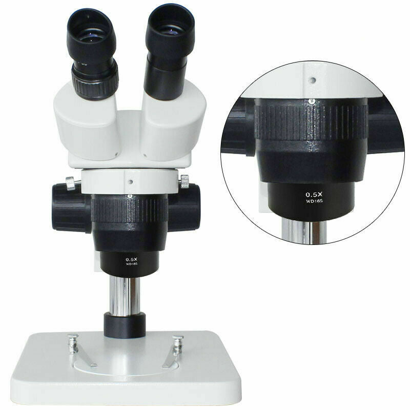 0.5X Stereo Microscope Barlow Auxiliary Objective Lens 1-7/8" 48mm W.D.165