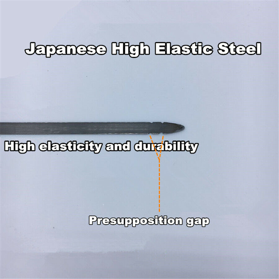 Radiator Rust Cleaner Tool-Pass Through Pierce High Quality Steel Strip 8MM*4M