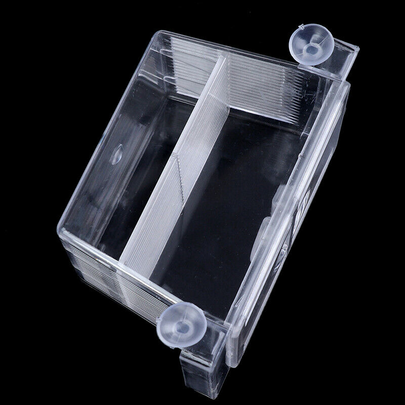 Aquarium Fish Tank Guppy Double Breeding Breeder Rearing Trap Box Hatcher.l8