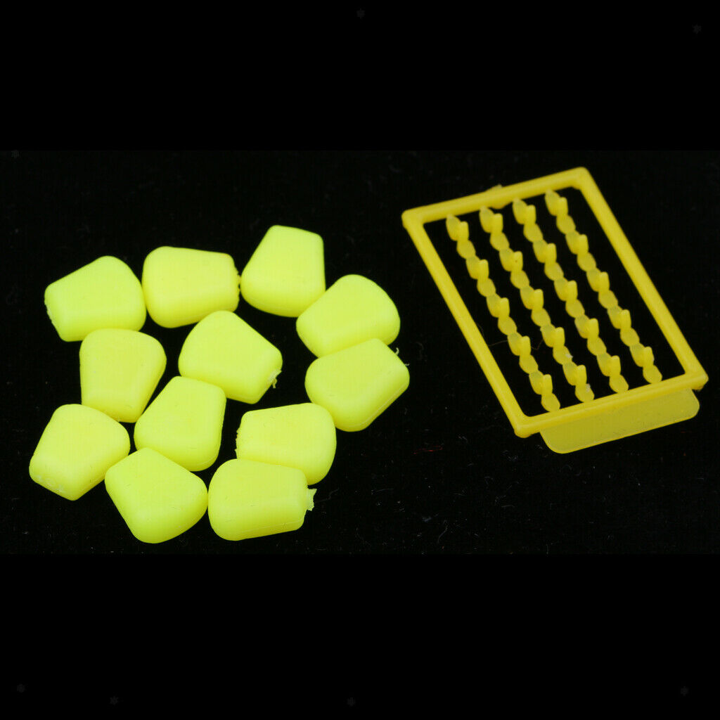 12pcs   Smell   Soft       Up   Corn   Baits  &  1pc   Boilie   Stopper   Bait