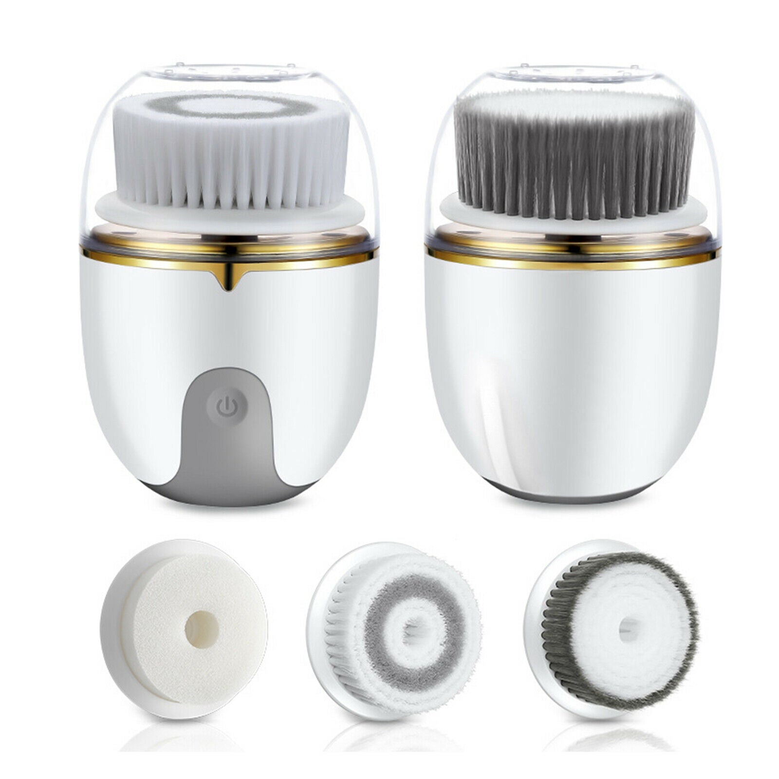 Electric Facial Cleansing Brush Waterproof Exfoliator Gentle Exfoliating