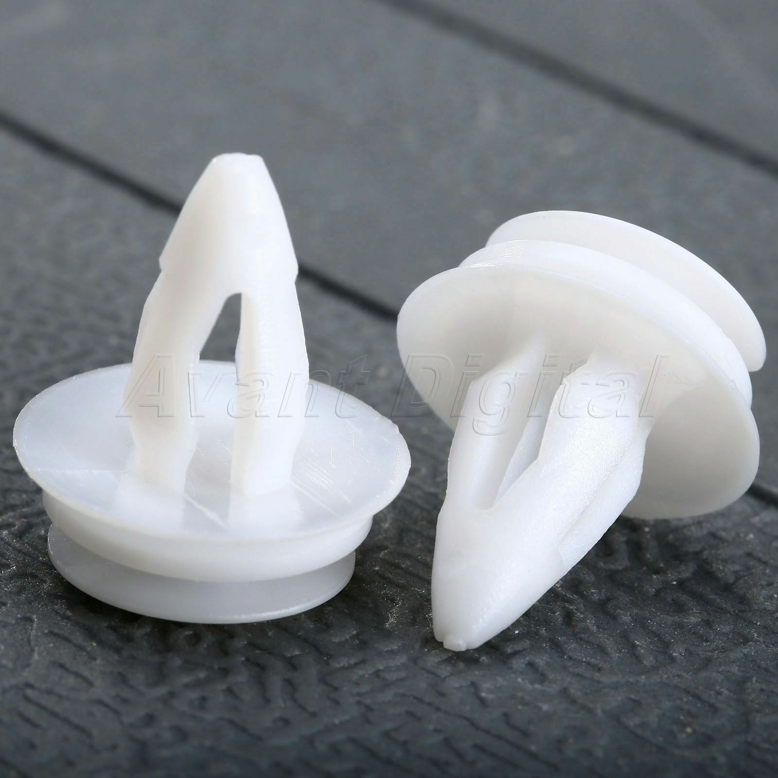50 Pcs White Door Trim Panel Clips For Car 3 5 7 Door Trim Panel Clips
