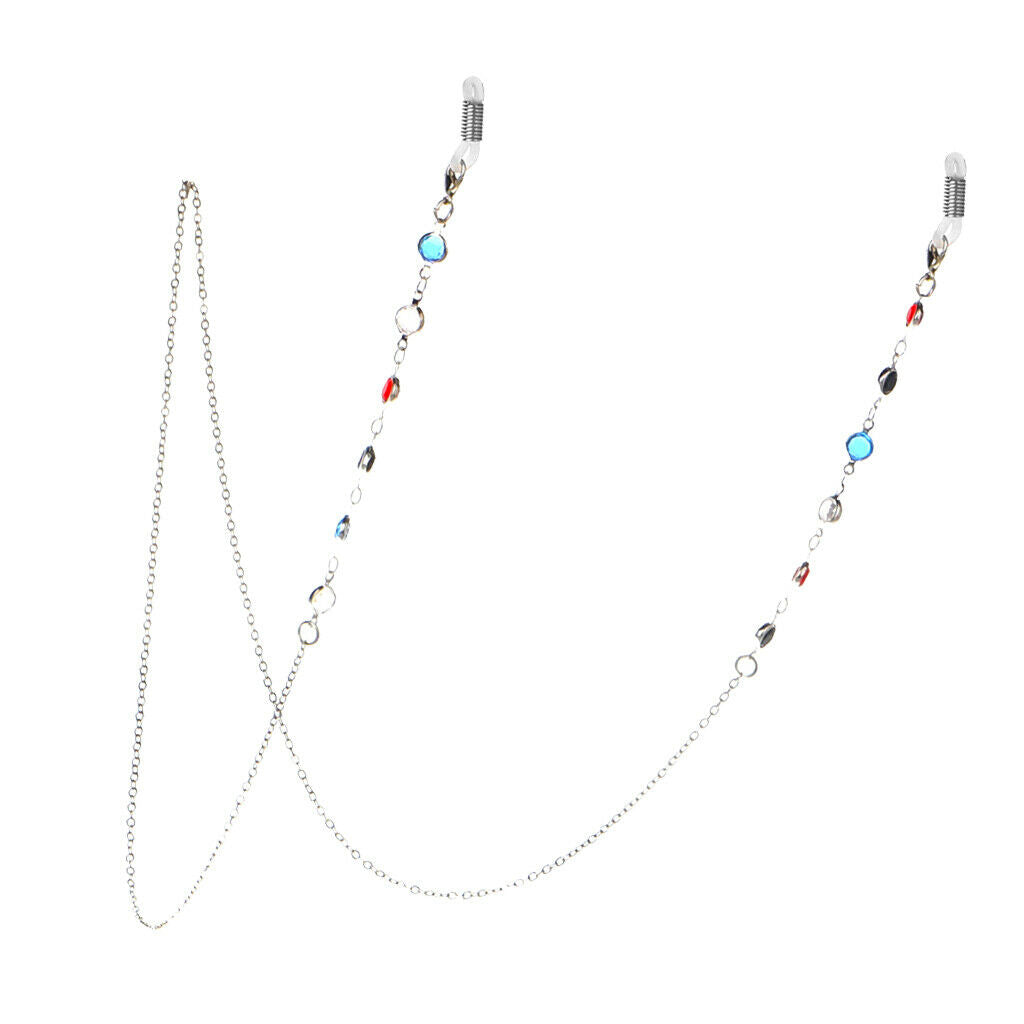 3pcs Eyeglass Sunglasses Cord Holder Necklace Neck Strap Chain Retainers