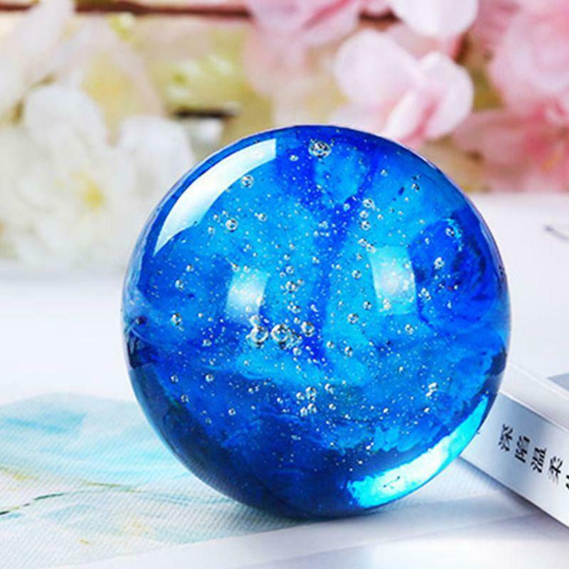4 Pcs/set Spherical Crystal Epoxy Silicone Mold DIY Handmade Jewelry Pendant Set