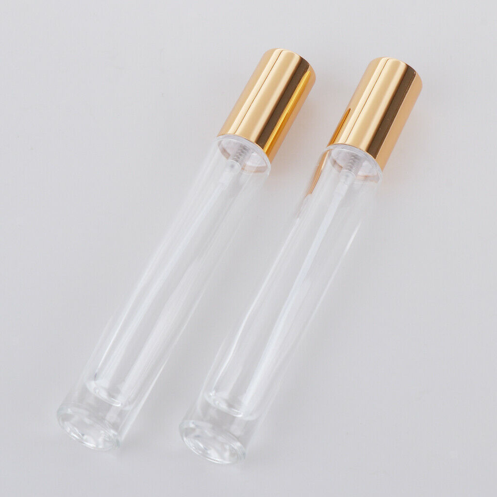 2X 10ml Glass Spray Bottle Refill Fine Mist Spray for Perfume Essential Oil