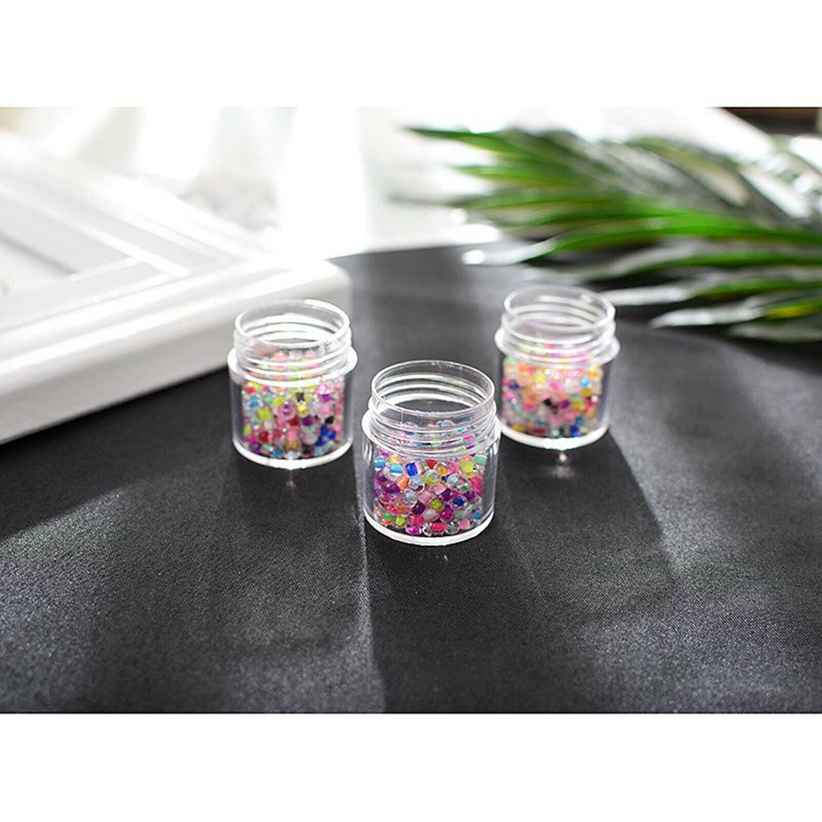 Plastic Clear Jewelry Bead Organizer Box Storage Container Case Craft Tool Lot