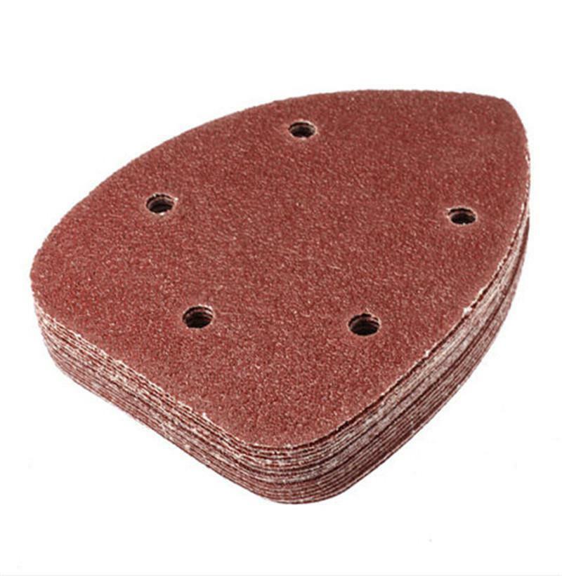Precision Hot 30 Sand Paper Pads 90mm Triangle 80 Grit Sandin.l8