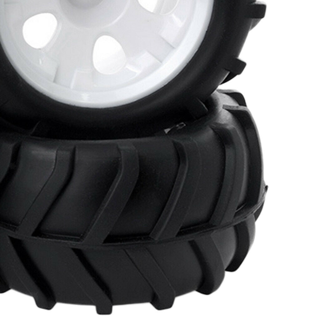 1/16 Black Rubber Tire Tyre 85mm 4x for   WPL FS Wltoys Racing Car