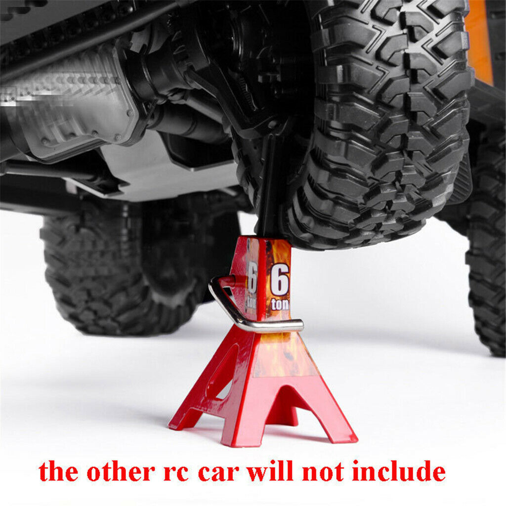 2x Metal 6T & 3T Lifting Jack Stand RC Car SCX10 D90 D110 RC4WD Accs Parts