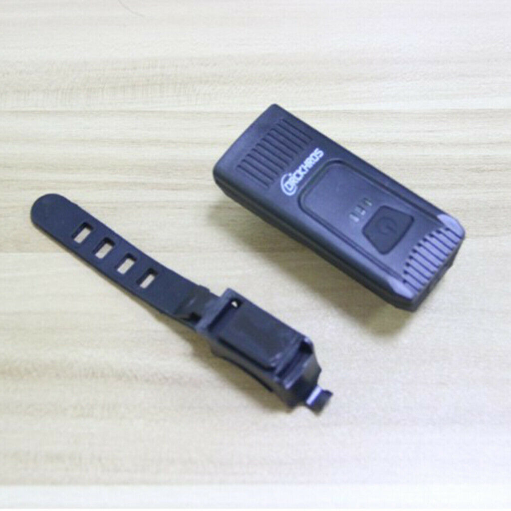 Set of 2 Portable Bike Flashlight Powerful Night Cycling Safety Alarm Torch