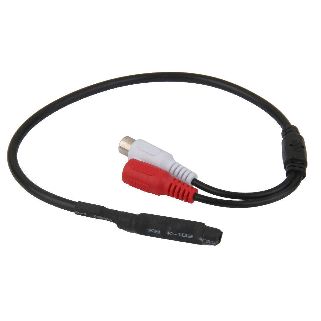 Sensitive Audio Pickup Mic Microphone Cable For  Security Monitor DVR Camera