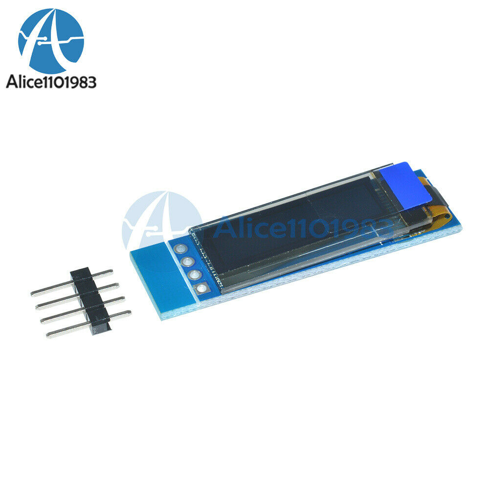 10PCS 0.91"128x32 IIC I2C Blue OLED Display Module SSD1306 DC3.3V 5V For Arduino