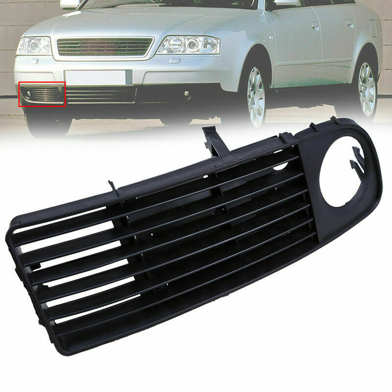 Passenger Right Side Front Fog Light Grille Grill Cover Fit Audi A6 C5 1997-2001