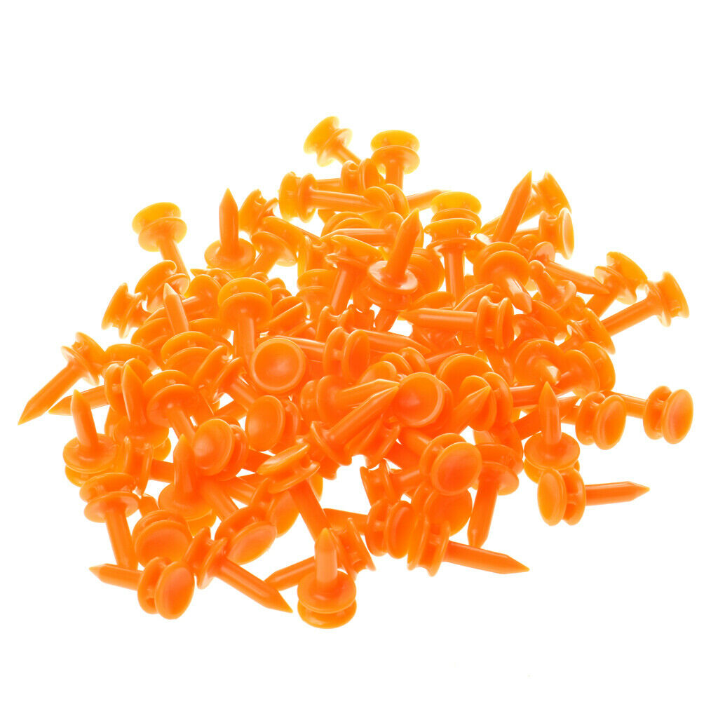 200Pcs/Lot  Professional Durable Plastic Castle Golf Tees 25mm/32mm 2 Colors