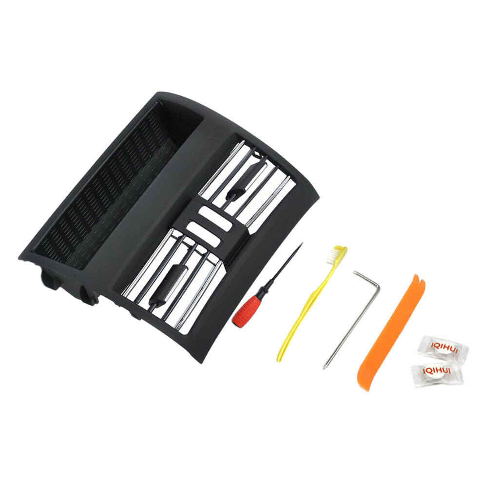 Rear Center Console Fresh Air Outlet Vent Grill Cover For BMW 5 Series