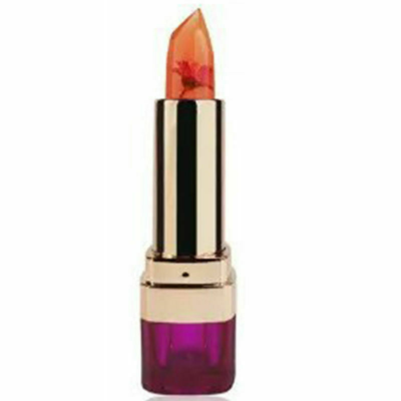 2pcs Jelly Flower Lipsticks, Long Lasting Color Change with Temperature Change