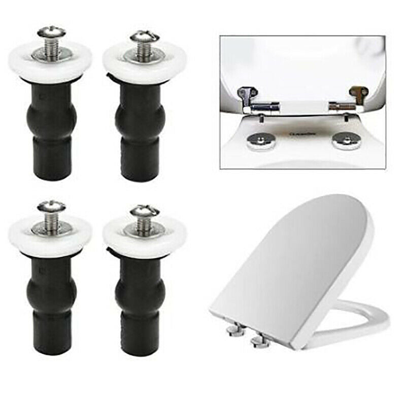 2pc Toilet Seat Top Fix Screws Fixings Universal Expanding Rubber ScrewVGND W SJ