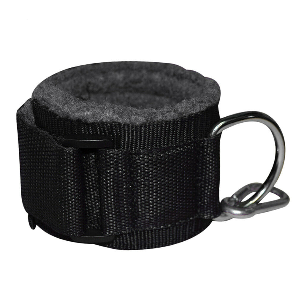 Adjustable Padded Fitness Ankle Strap for Hip Abductors Cable Machines