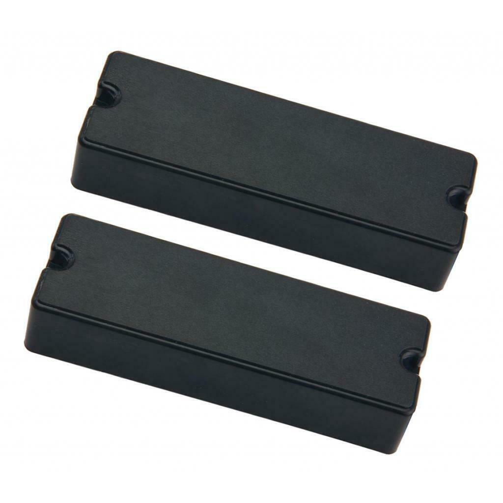2pcs 6-String Black Soapbar Pickups Ceramic Bar Magnets for Bass Guitar