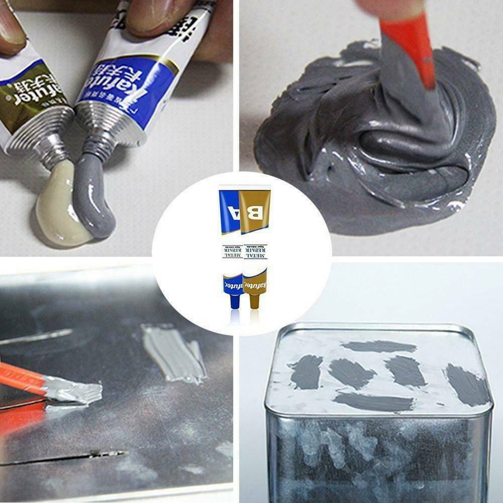 2X Kafuter 60g Industrial Heat Resistance Cold Weld Metal Repair Paste Set