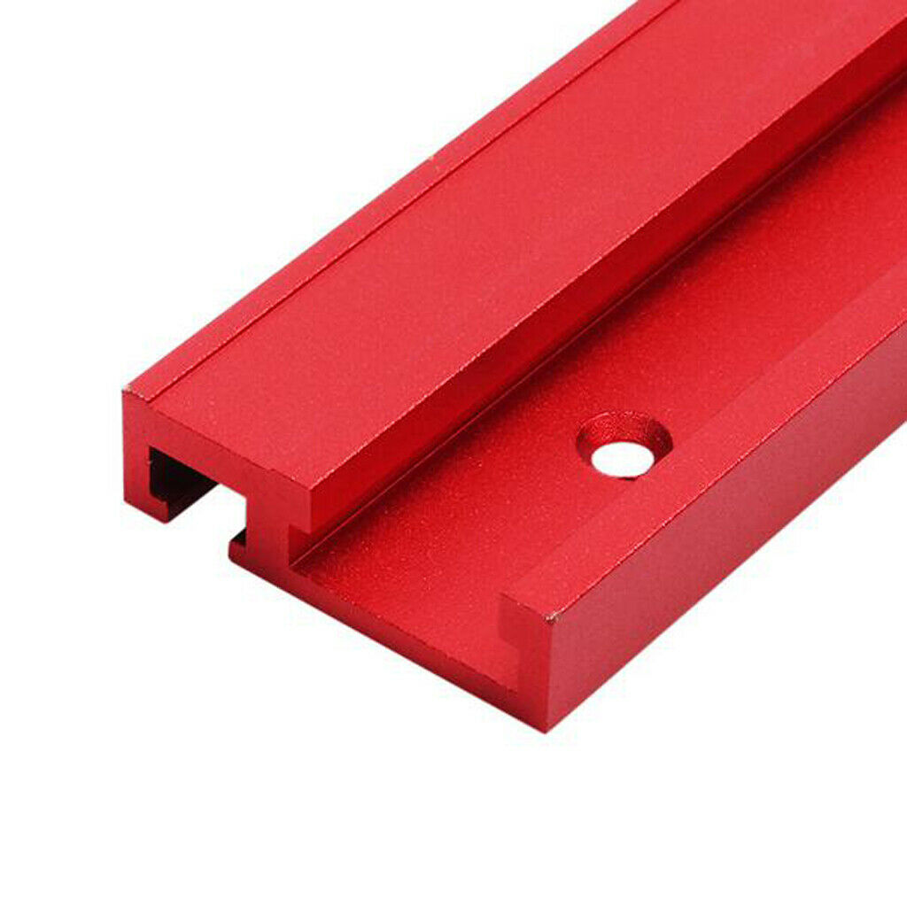 2x 600mm T-Slot T-Track Miter Track 45 Type Woodworking Tool Aluminium Alloy