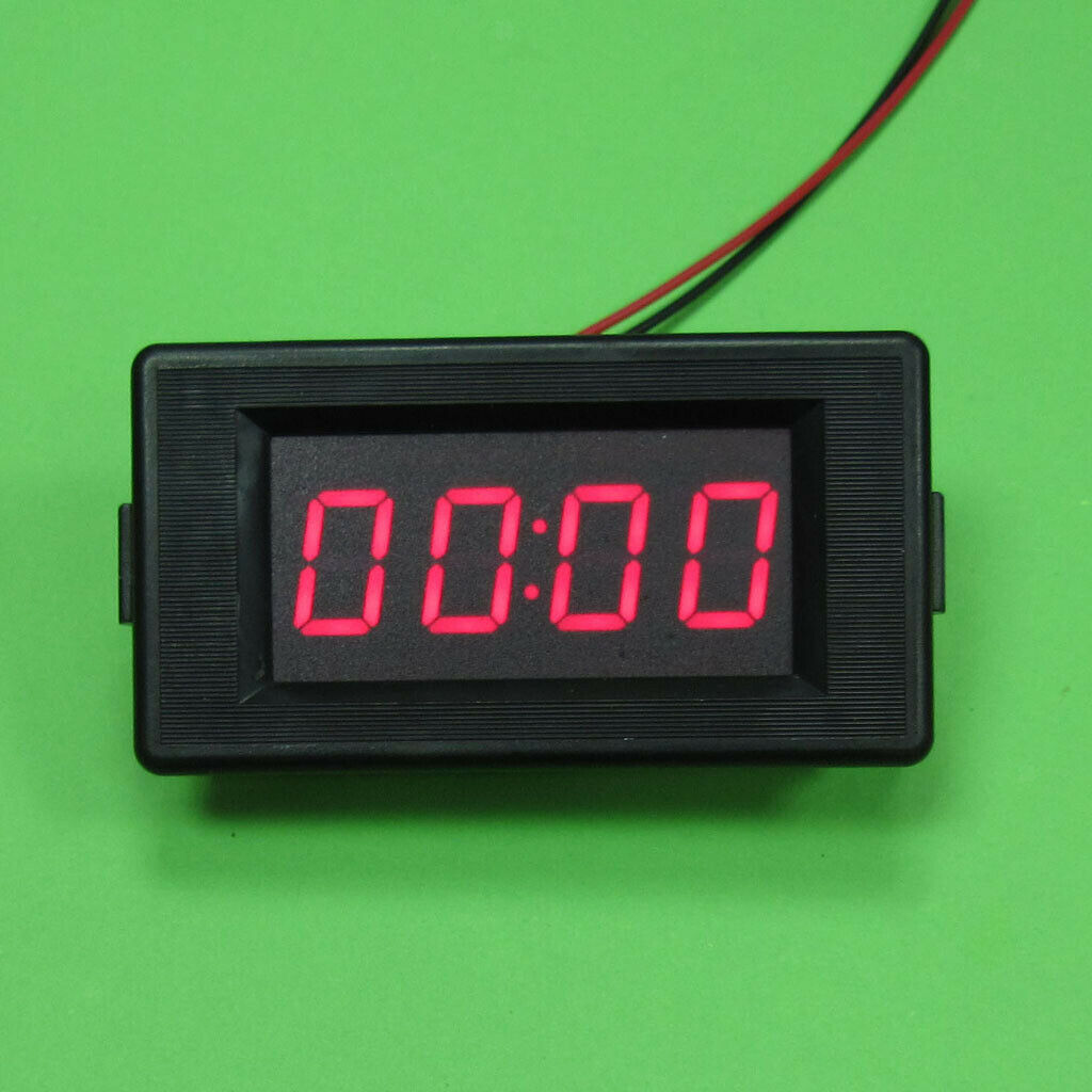 Red LED Digital Timer Totalizer Hour Chronometer Panel GDD7949SMSIW-P12V