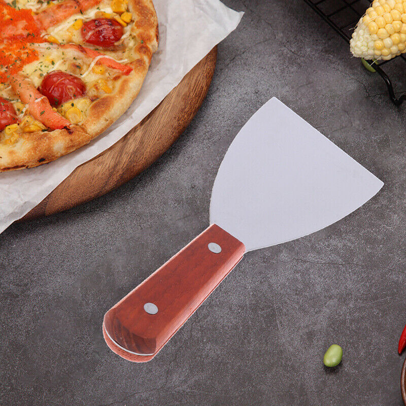 Stainless Steel Cake Spatula Pizza Cutter Baking Tools Spade Shovel Past_.l8