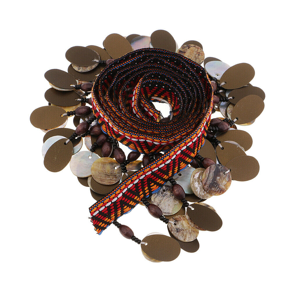 1 Yard Sequins Shell Beads Tassel Fringe Trim Sewing Embellishment for Craft