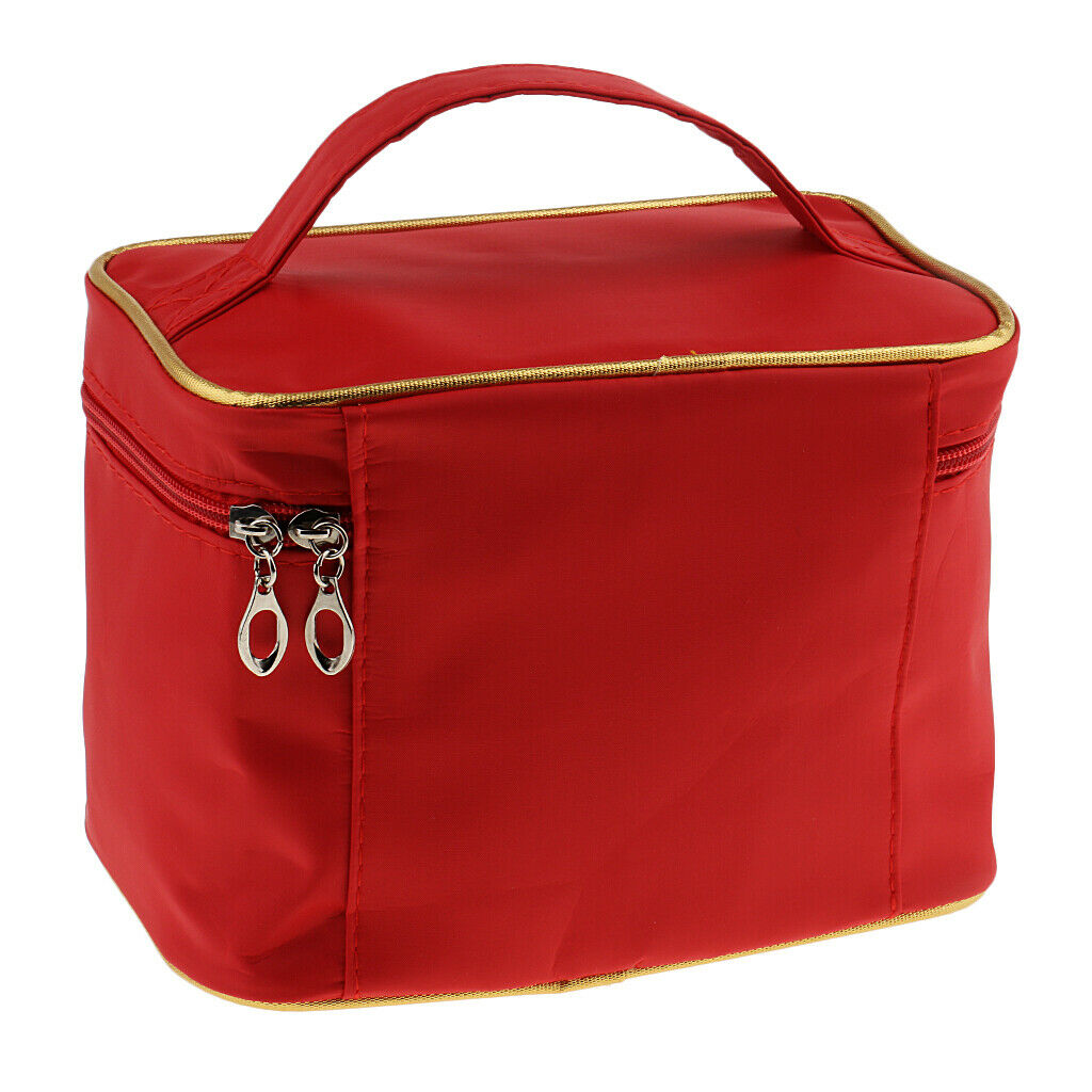 Waterproof Makeup Bag Cosmetic Storage Organizer Box Holder Travel Red
