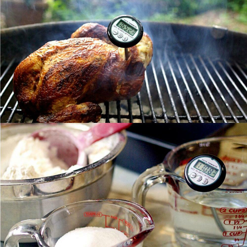 Digital Meat Food Probe Instant Read Thermometer BBQ Temperature Meter @