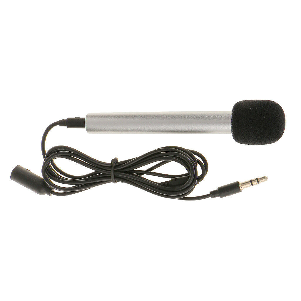 3.5mm Mini Handheld Microphone Omnidirectional Mic for Smartphone