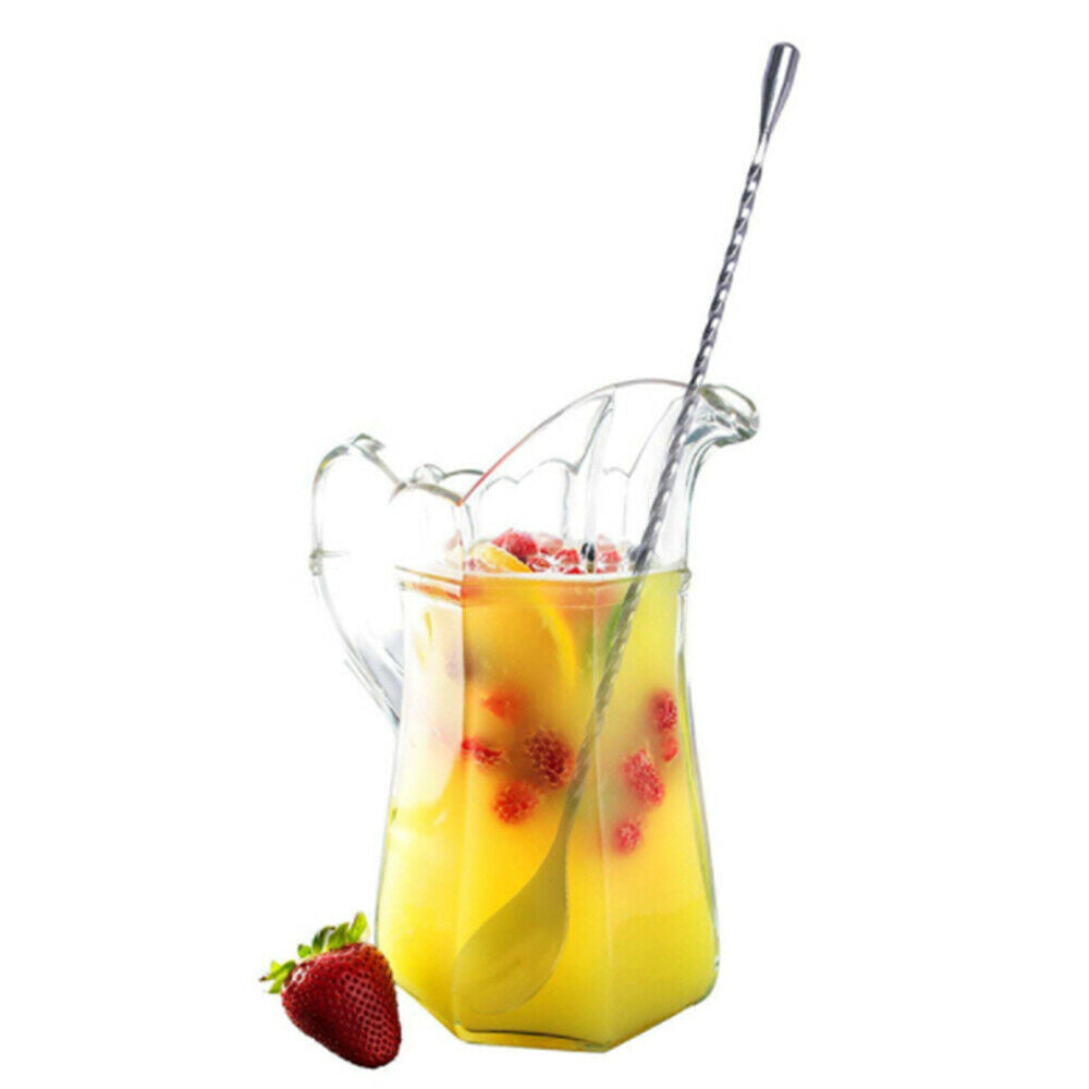 Stainless Steel Cocktail Drink Stirrer Twisted Mixing Spoon Kitchen Tableware