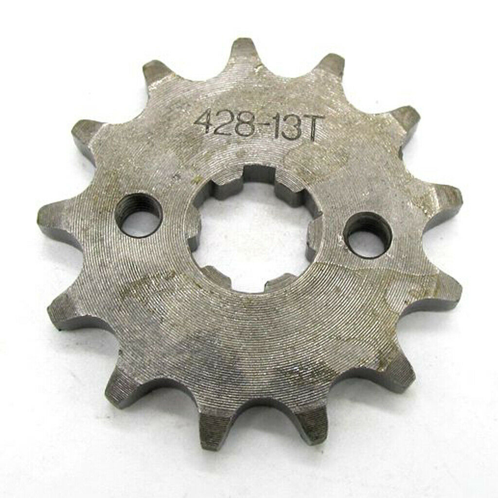 13T 428 sprocket / dividing wheel front gear wheel dirt bike ATV moped 17mm