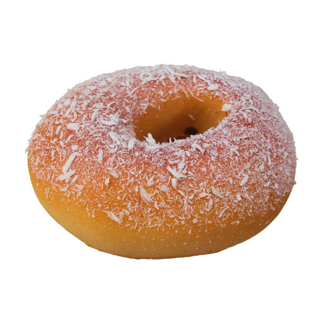 2x Realistic Donut Food Bread Kitchen Pretend Food