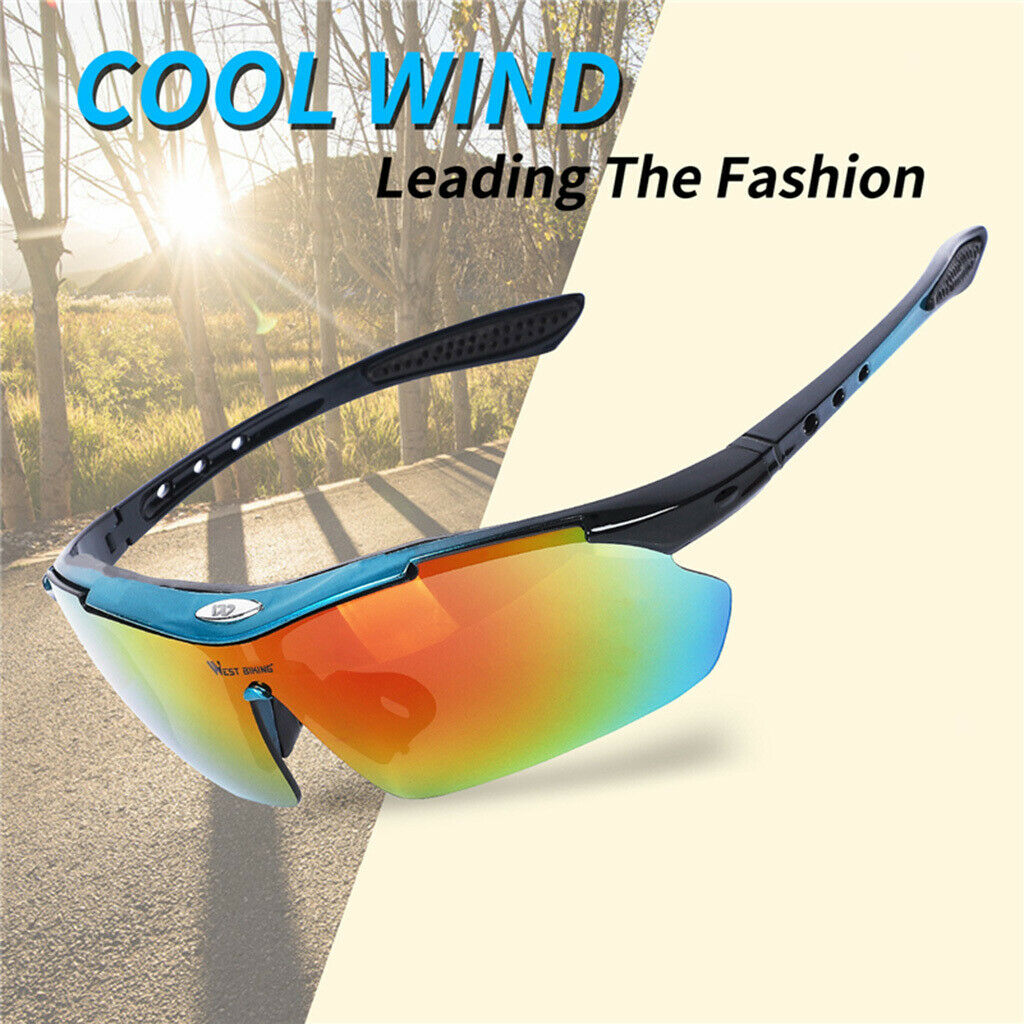 Polarized Cycling Glasses Sports Fishing UV400 Sunglasses Goggles Red