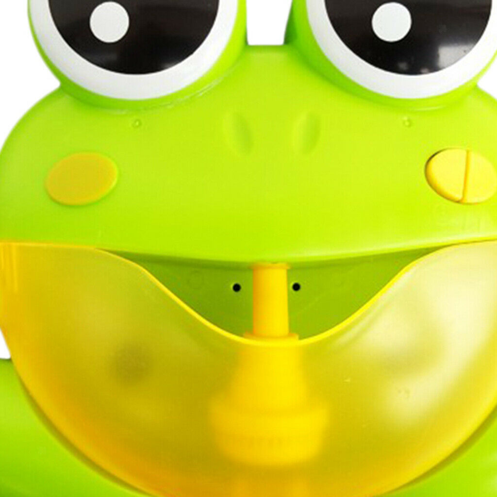 Battery Powered Automatic Frog Bubble Machine, Portable Bubbles Maker for Kids