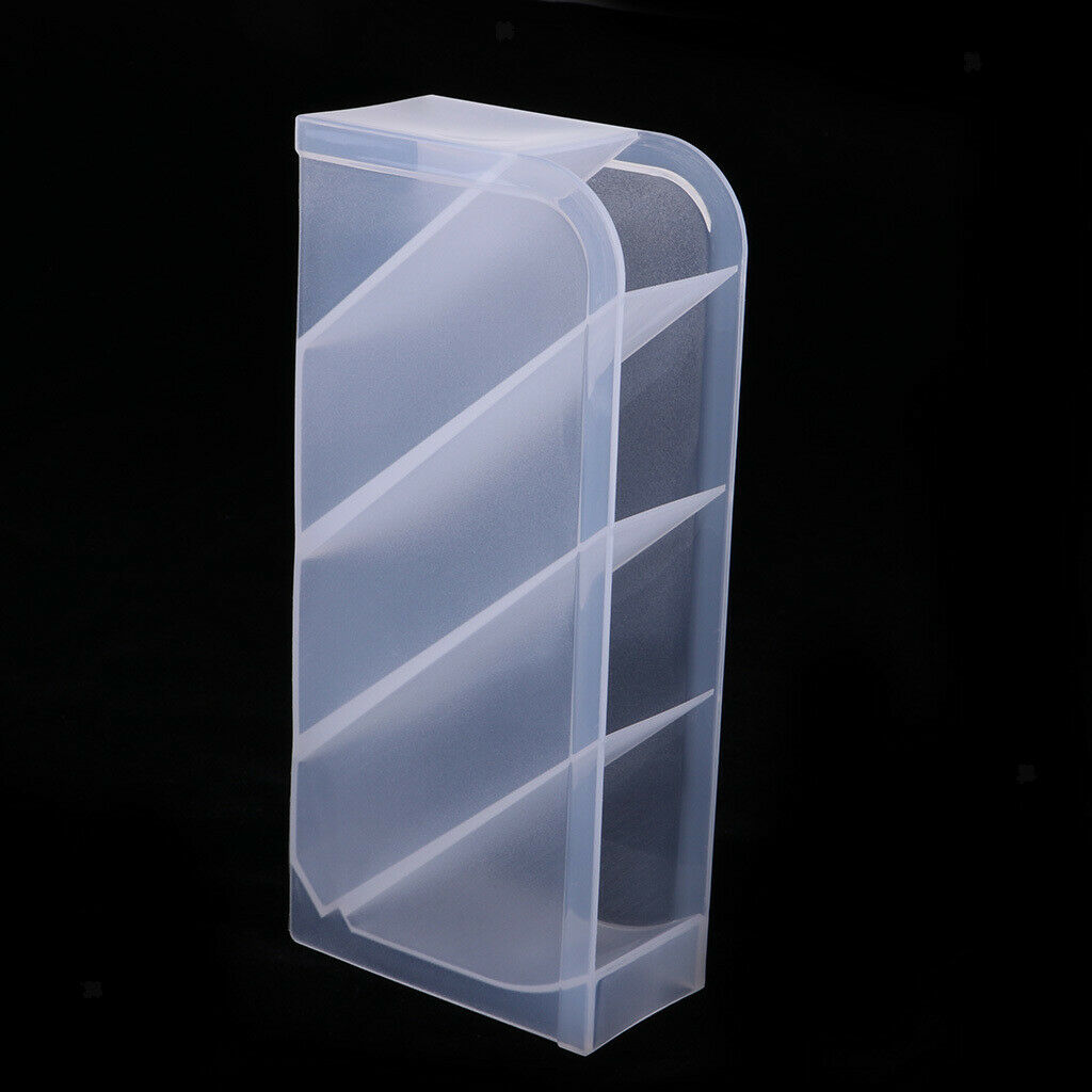 Desk Pen Pencil Holder Desk Organizer Case Plastic Storage Box For