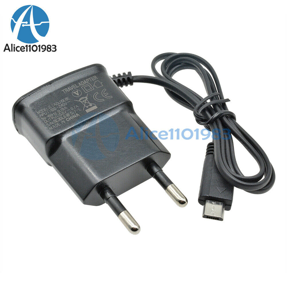 5PCS 5V Micro USB EU Plug Home Wall Charger For Cell Phones