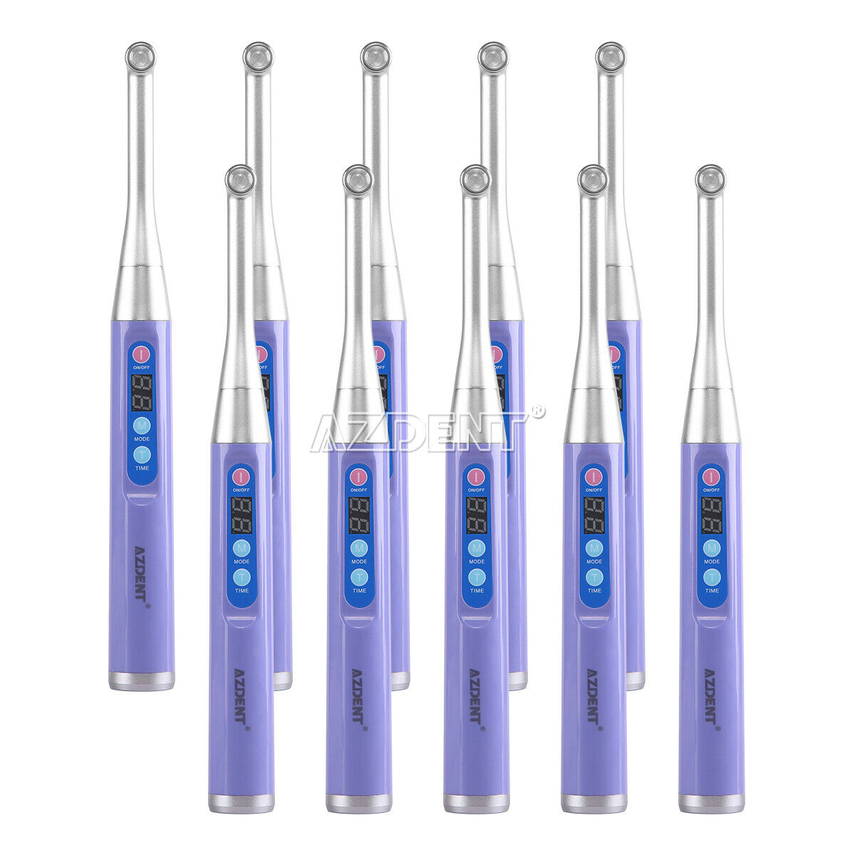10X Dental Cordless iLed Curing Light Lamp 1 Second Cure 5W LED 2300mW/c㎡ Purple