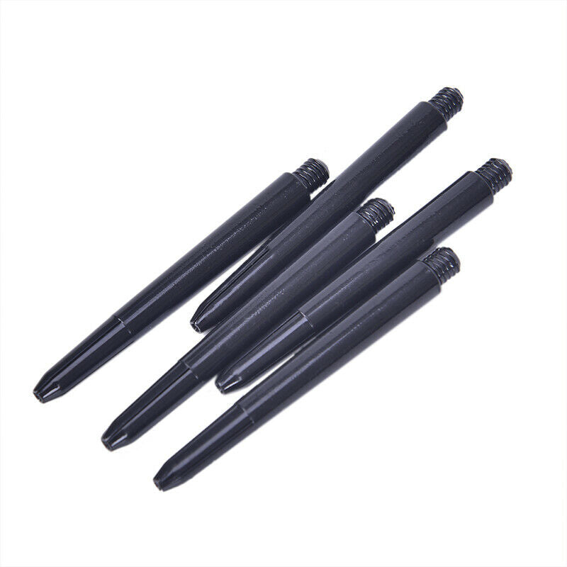 Black 50x/lot Nylon Dart Shafts 2BA 48mm Screw Thread Plastic Dart Stems .l8