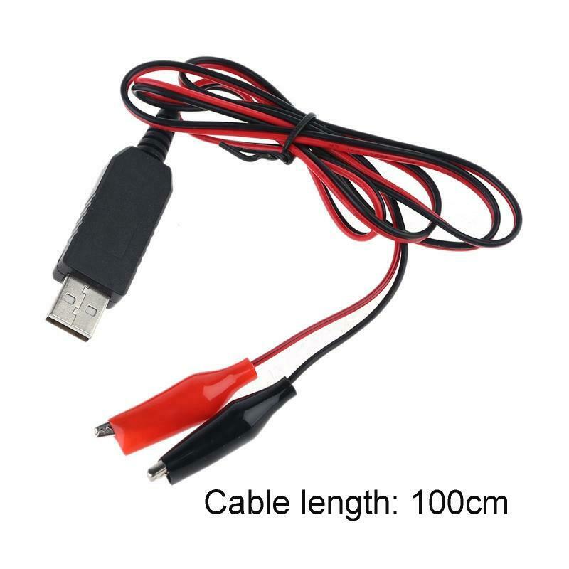 QC3.0 USB to 5V to 12V AA 9V Battery Eliminator Replace 4-8pcs AA AAA Batteries