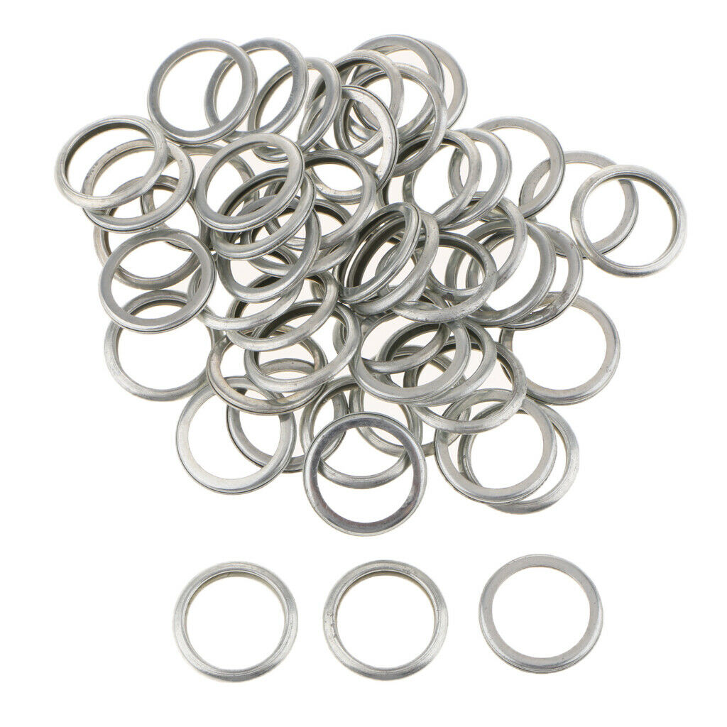 50pcs 16mm Motor Oil Drain Plug Gasket Washer Gaskets for 803916010