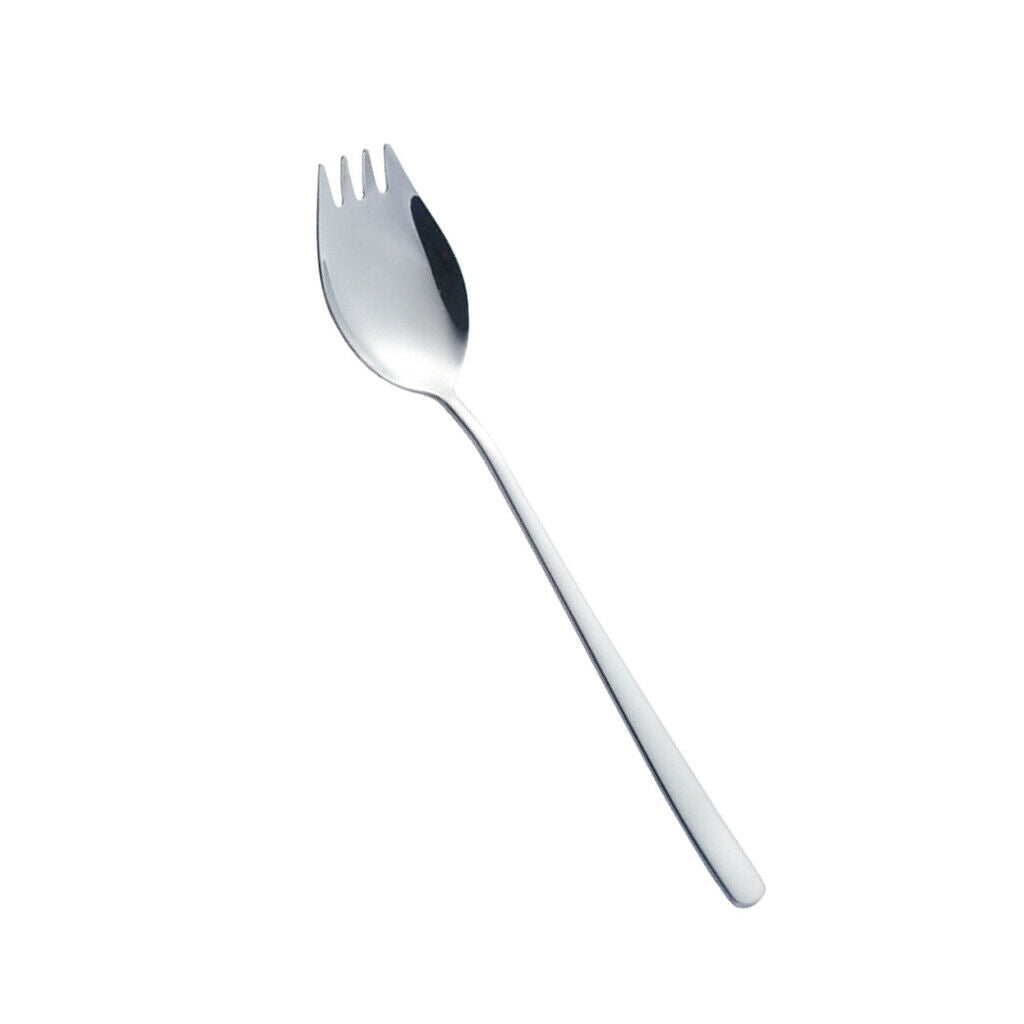 Portable Stainless Steel Spork Cutlery Flatware Outdoor Picnic Utensils