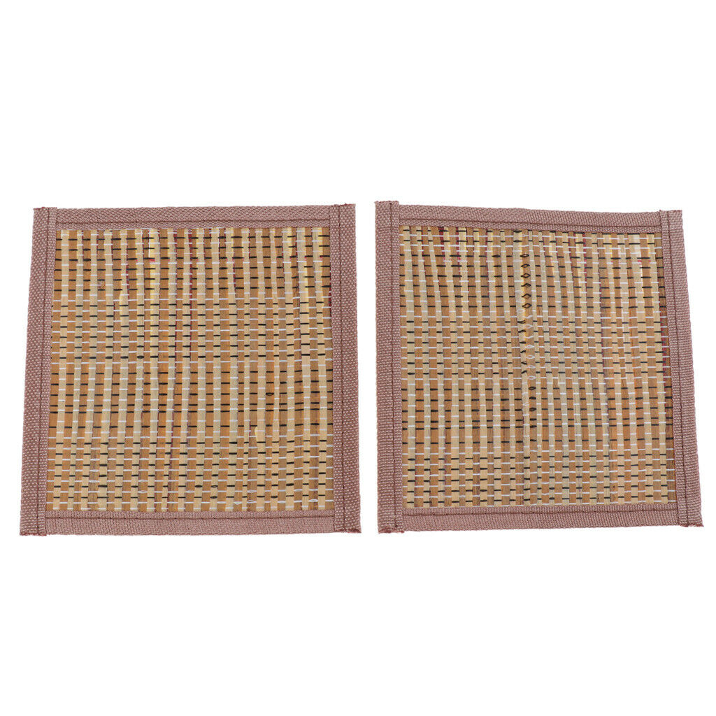 2Pack Chinchilla Hamster Cooling Mat Pad Bamboo Summer Small Animal Cold Bed