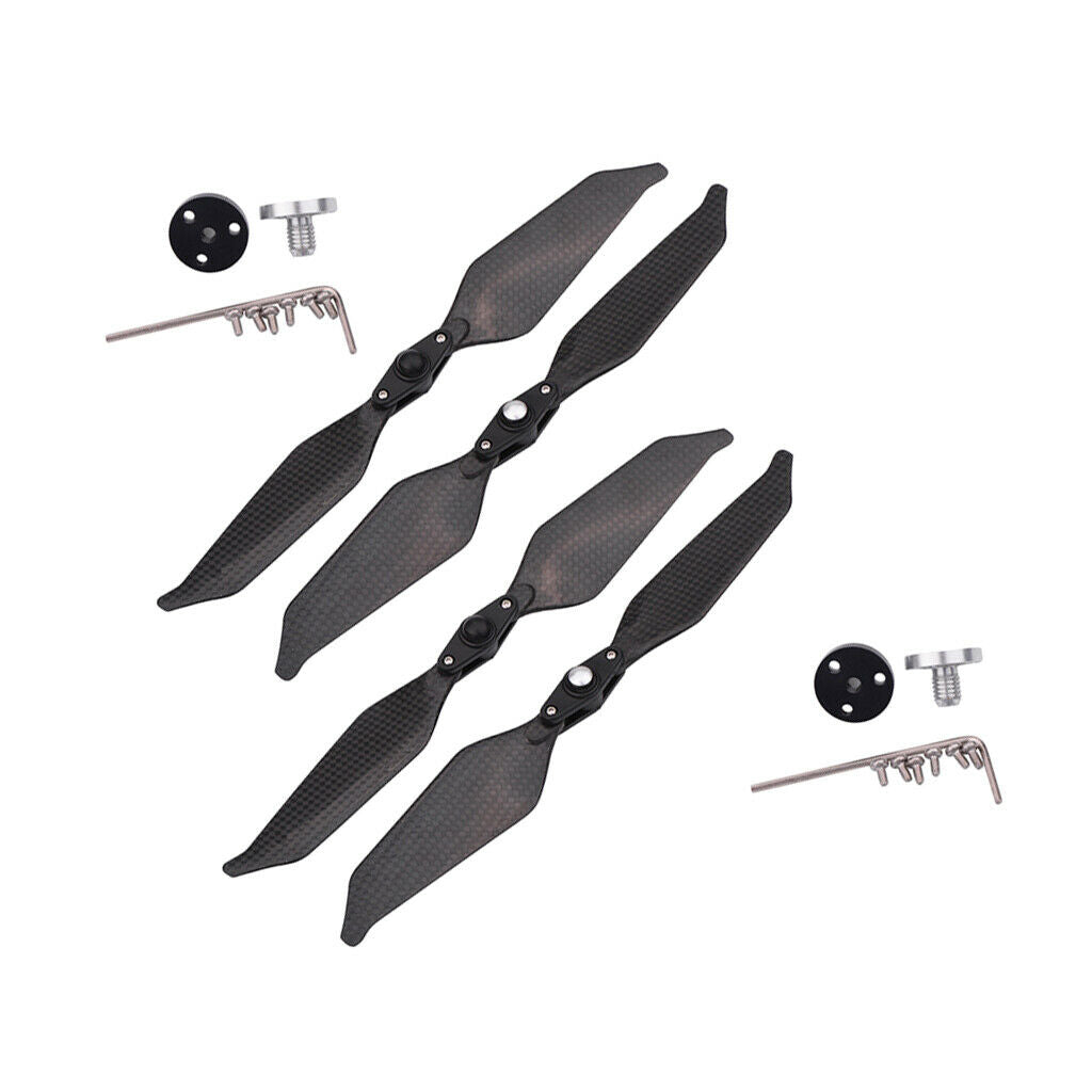 2Pairs Low-Noise 9455S Advanced Full Carbon Fiber Propellers 2-Blade