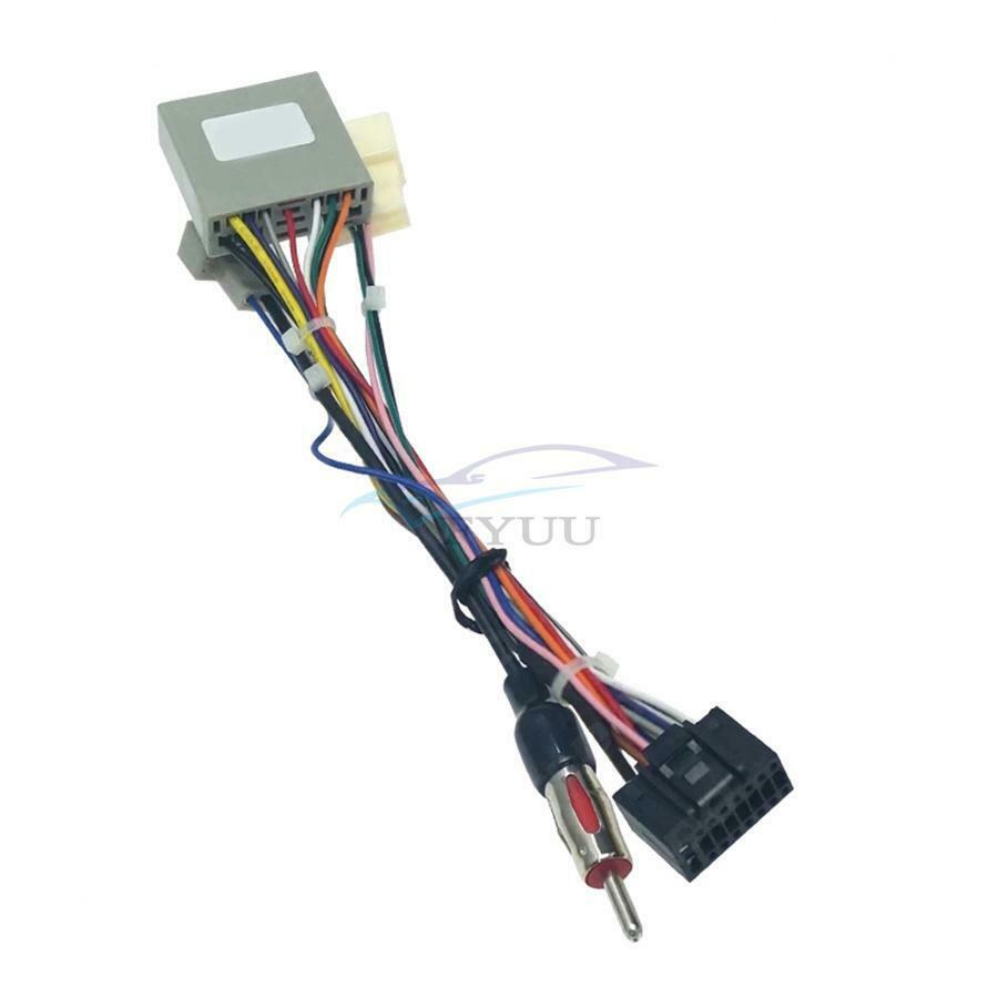 Car Android Player 16PIN Wiring Harness Radio Antenna Adapter For HondaCRV 06-09
