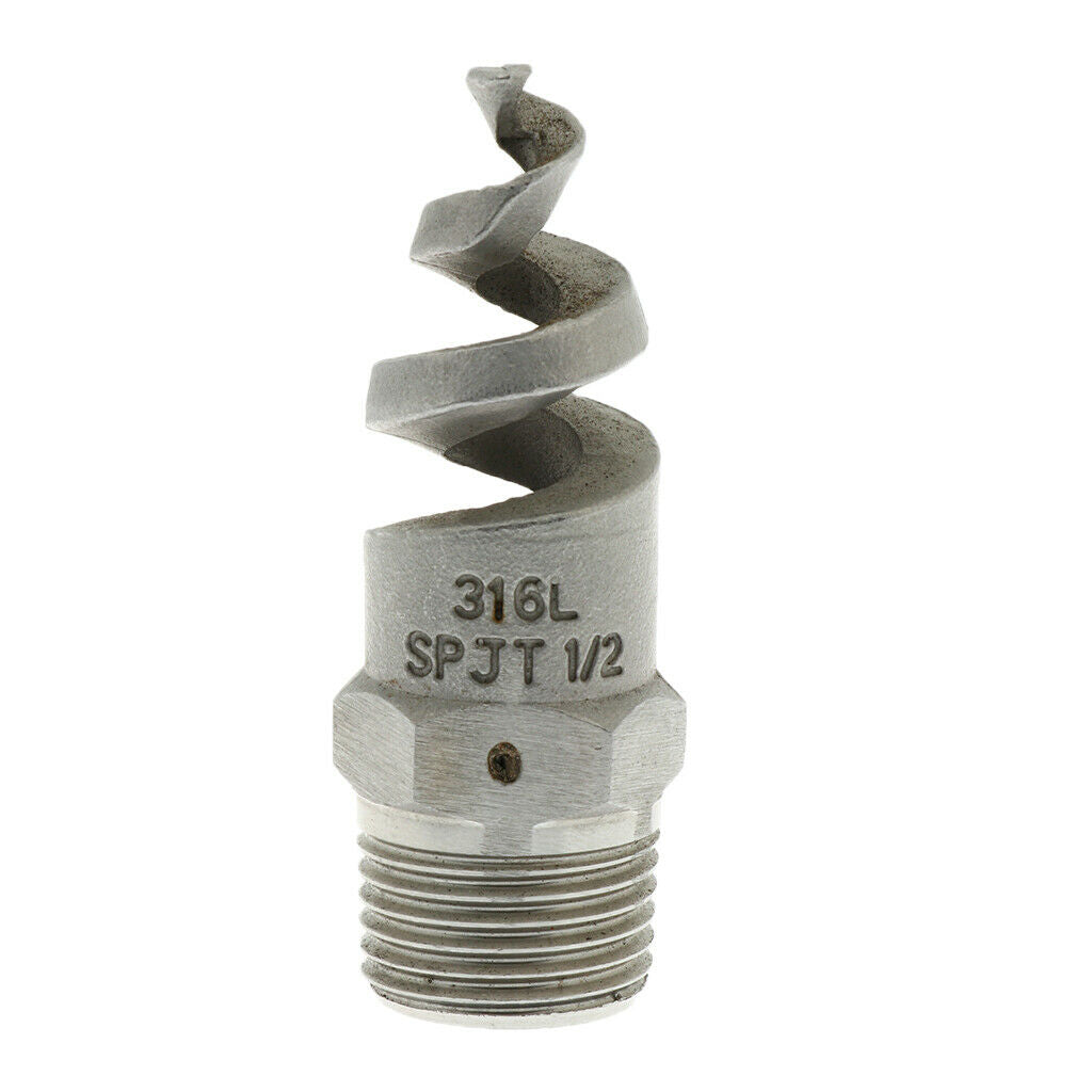 1/2 inch Male Stainless Steel Spiral Cone Atomization Nozzle Spray Sprinkler